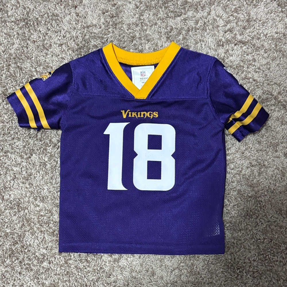 NFL Vikings Youth Jersey - Purple and Gold